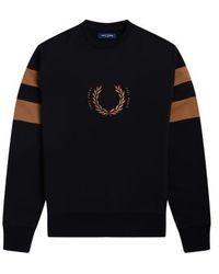 Fred Perry - Bold Tipped Sweatshirt L - Lyst