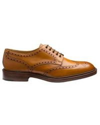 Loake - Chester Brogue Shoes Tan 12 - Lyst