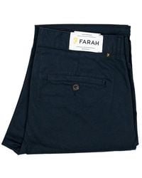 Echte Navy Elm Twill Chino Blau Echte Navy Elm Twill Chino Blau