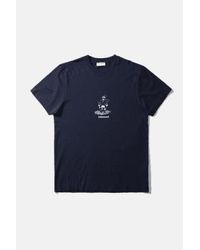 Edmmond Studios - Boris T-shirt Plain Navy M - Lyst