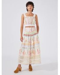 Hayley Menzies - Hayley Zies Dancing Girls Broiderie Anglaise Midi Skirt Col: - Lyst