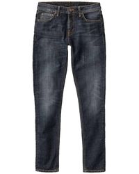 Nudie Jeans Skinny Lin Jeans for Men - Up to 49% off | Lyst