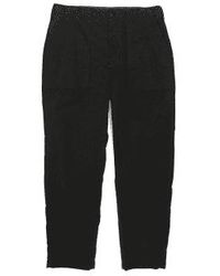 Engineered Garments - Pantalones fatiga algodón negro algodón - Lyst