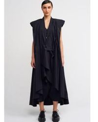 New Arrivals - Nu Sleeveless Coat With Dipped Hem - Lyst