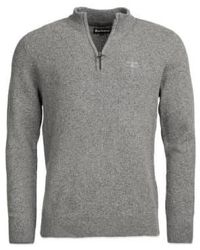 Barbour - Tisbury Half Zip Sweater Medium - Lyst