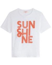 Suncoo - T-shirt «sunshine» medan en blanc - Lyst