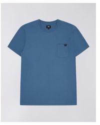 Edwin - Pocket T Shirt Bering Sea - Lyst