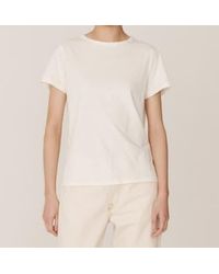 YMC - T-shirt coton jour blanc - Lyst
