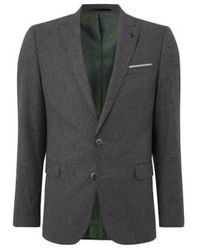 Remus Uomo - Mario Charcoal Textured Suit Jacket 44" / Regular - Lyst