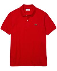Lacoste Cotton Classic Fit L.12.12 Polo Shirt Bordeaux 476 in Red for Men |  Lyst