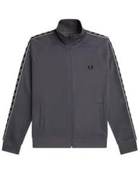Fred Perry - Coulette contraste piste gris - Lyst