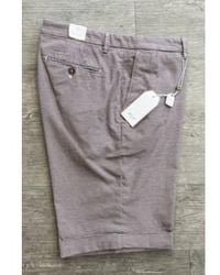 Briglia 1949 - Panna check stretch-baumwoll-slim-fit-shorts bg108 - Lyst