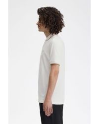Fred Perry - M3600 Polo Shirt Snow / Oatmeal Large - Lyst