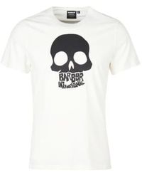 Barbour - Internationales vantage graphic-print t-shirt whisper - Lyst