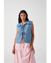 seventy + mochi - Seventy Mochi Seventy Mochi Heidi Waistcoat In Dusty And Rodeo Vintage Denim - Lyst