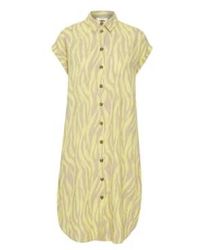 B.Young - Byoung Falakka Ss Shirt Dress In Sunny Animal Mix - Lyst