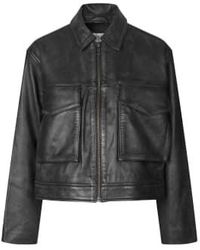 Second Female - Lato Leather Jacket Xsmall - Lyst