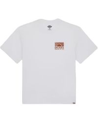 Dickies - T-shirt saltville uomo blanc - Lyst