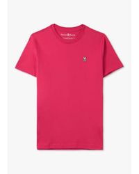 Psycho Bunny - T-shirt cou à l'équipage classique en rose - Lyst
