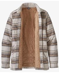 Patagonia Blouson WS Insulated Fjord Flannel Birch White - Multicolore