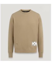 Belstaff - Centenary Applique Label Sweatshirt - Lyst