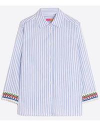 Vilagallo - Sara Linen Stripe Shirt 10 - Lyst