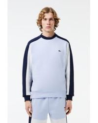Lacoste - Brushed Fleece Colourblock Jogger Sweatshirt 3 - Lyst