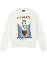 Vilebrequin - Inboard Boat Printed Cotton Crewneck Sweatshirt Extra Large - Lyst