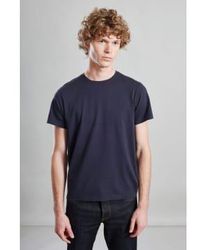 L'Exception Paris - Camiseta algodón orgánico azul marino - Lyst
