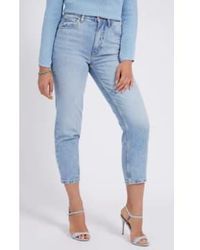 Guess - Authentic Light Mom Jeans 27 - Lyst