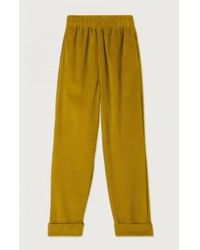 American Vintage - Padow Trousers Bronze S - Lyst