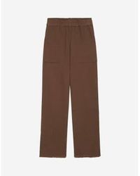 Rails - Leon waffle pantalón con talle bolsillo gran talla: m, col: marrón - Lyst