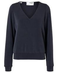 SELECTED - Top Tenny V-Neck Sweat - Lyst