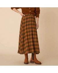 Des Petits Hauts - Gingembre Checked Virvolte Skirt Xs - Lyst