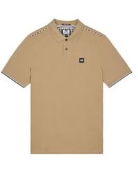 Weekend Offender - Sakai Polo With Nylon Check Piping In - Lyst