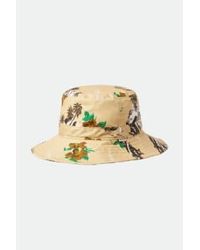 Brixton - Straw Petra Packable Bucket Hat Xs/s - Lyst