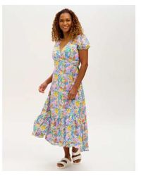 Sugarhill - Jameela Floral Wrap Dress - Lyst
