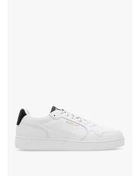 Replay - Mens Smash Choice Leather Trainers In - Lyst