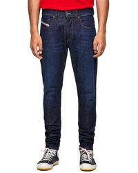 DIESEL - D Strukt 9 A 12 Slim Fit Jeans Dark Blue - Lyst