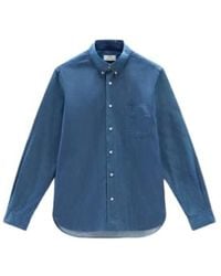 Woolrich - Classic Chambray Shirt Bleached S - Lyst