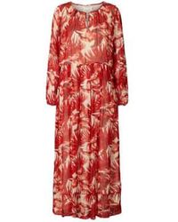 Lolly's Laundry - Vestido luciana estampado flores rojo - Lyst