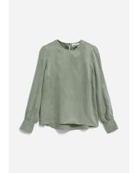 ARMEDANGELS - Maaluka Green Blouse Xs - Lyst