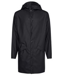 Rains - 12020 chaqueta larga negra - Lyst