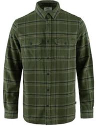 Fjallraven - Ovik Heavy Flannel Shirt Deep Est Medium - Lyst