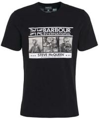Barbour - Tops > t-shirts - Lyst