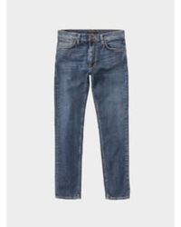 Nudie Jeans - Vibes azules lean dean jeans - Lyst