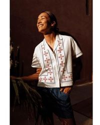 indi & cold - Printed Cotton Shirt Xs - Lyst