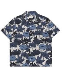 Far Afield - Selleck S/s Camiseta Collage Flower Impresión en Iris Navy - Lyst