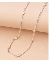 Zoe & Morgan - Azalea Quartz Silver Necklace One Size - Lyst