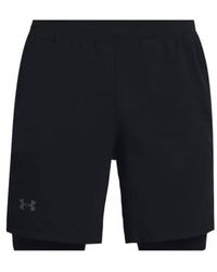 Under Armour - Launch Run 2-in-1 Shorts / Reflective S - Lyst